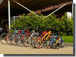 Borrowings of bicycles is at our guests 