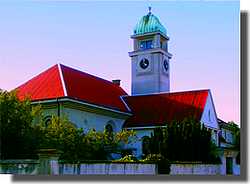  Pečky - the evangelistic church of Master John Huss (the most well-preserved European cubistic sacral building).